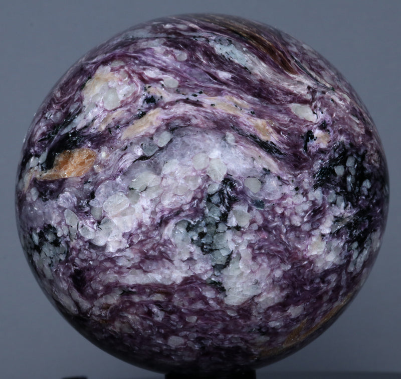 Charoite sphere 2.99"