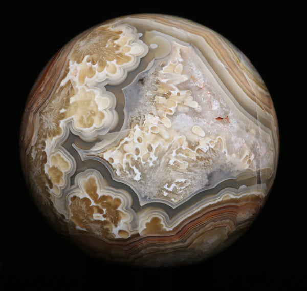 Crazy Lace Agate sphere 1.55