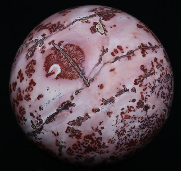Chinese Dendritic Jasper Sphere 3.21