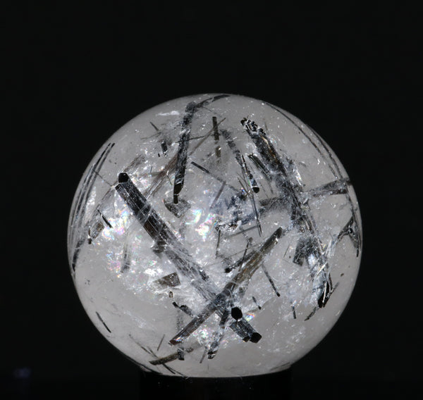Tourmaline in Quartz sphere 1.41