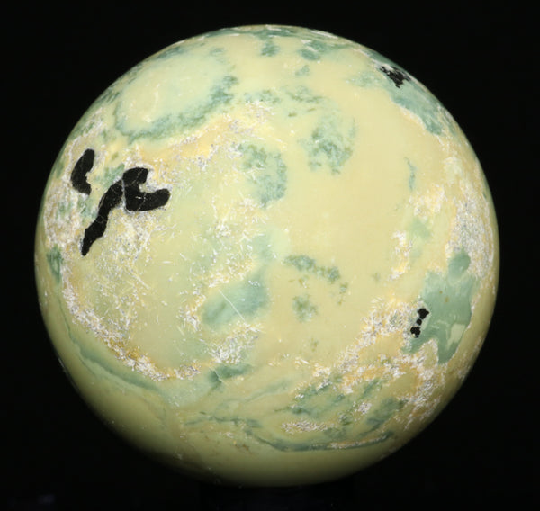 Serpentine and pyrite sphere 2.23