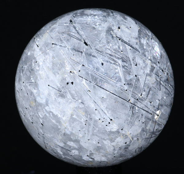 Tourmaline in Quartz sphere 2.57