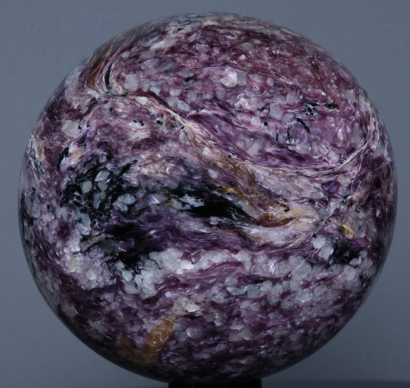 Charoite sphere 2.99"