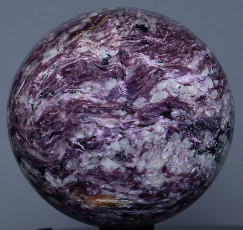 Charoite sphere 2.99"